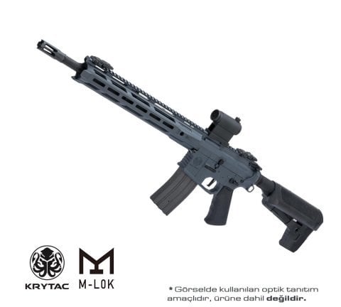 KRYTAC TRIDENT MKII SPR M-LOK AEG Airsoft Tüfek - Gri