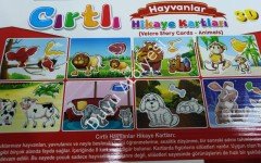 Cırtlı Hikaye Kartları Hayvanlar