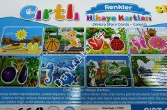 Cırtlı Hikaye Kartları Renkler