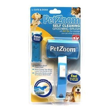 Zampa Petzoom Mekanizmalı Kedi & Köpek Tüy Toplama Tarağı