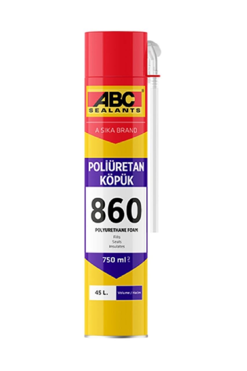 ABC 860 Spray Köpük 750 Ml-850 Gr. 860KÖPÜK