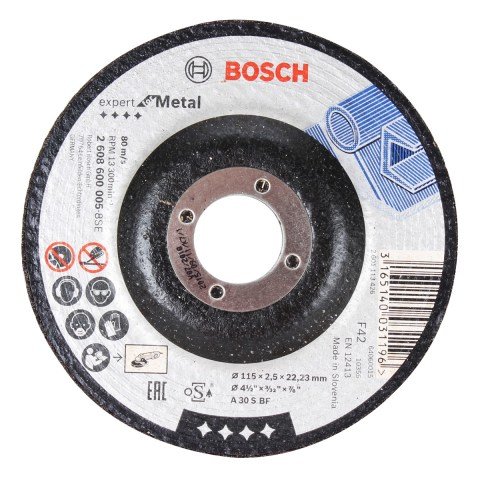 Bosch 115*2,5 Metal Kesici - 2608600005