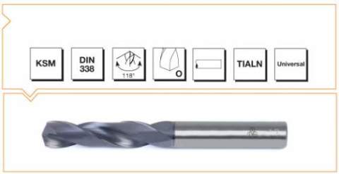 KSM-TIALN DIN 338  MATKAP UCU 8 MM