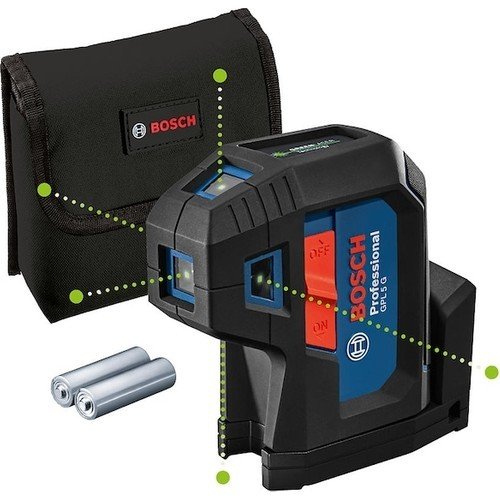 Bosch Gpl 5 G Professional Kompakt 5 Nokta Yeşil Lazer