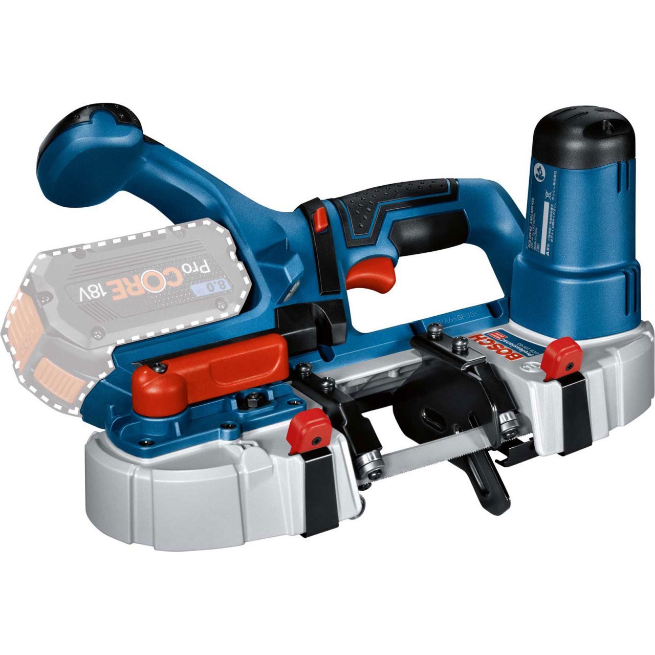 Bosch GCB 18V-63 Solo Bant Testere Testere Bıçağı 733 mm  0 601 2A0 400