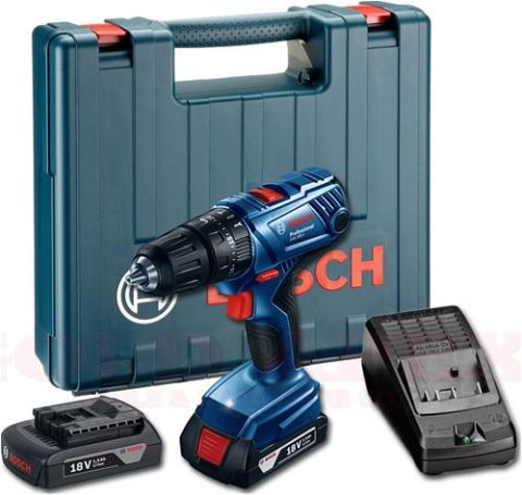 Bosch GSB 180-LI 18V 2.0 AH Çift Akülü Darbeli Matkap Vidalama