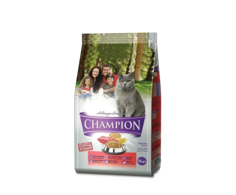 Champion Dana Etli Yetişkin Kedi Maması 15 Kg
