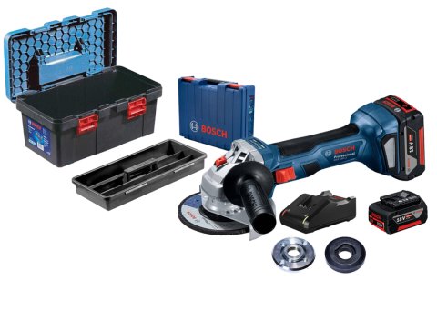 Bosch GWS 180-Lİ  2X4Ah Akü ve Şarj Aleti ve Alet Çantası