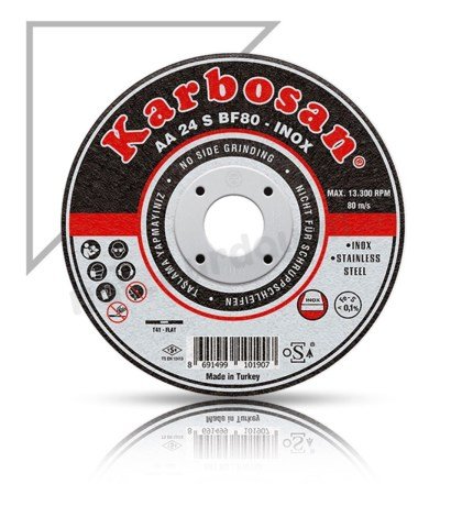 KARBOSAN 10420 İnox Kesici 180X1.9X22mm