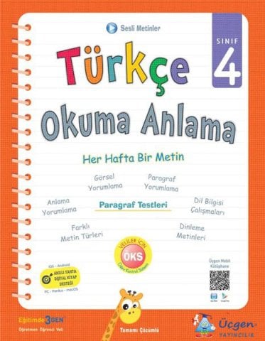 Türkçe Okuma Anlama 4.Sınıf