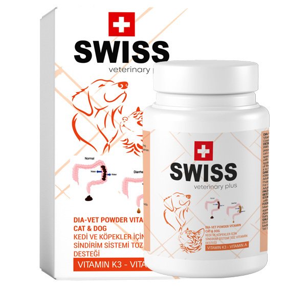 SWISS VETERINARY PLUS CAT-DOG DIA VET POWDER