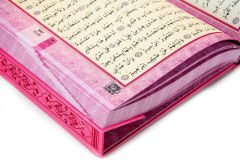 Kuranı Kerim Rahle Boy Pembe / القرآن الكريم