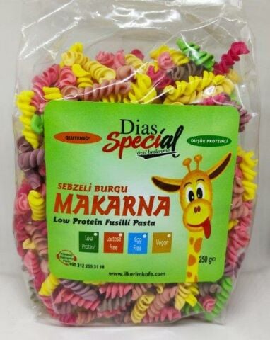 Dias Special Sebzeli Burgu Makarna 250 G