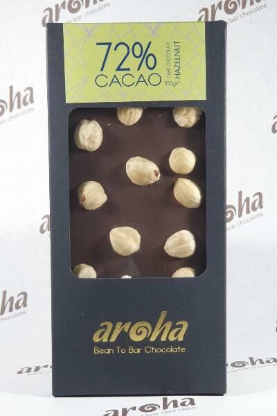 Aroha Fındıklı Bitter Çikolata - %72 Kakao 100 g
