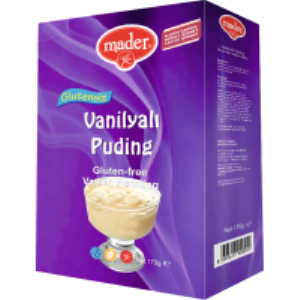 Glutensiz vanilyalı puding