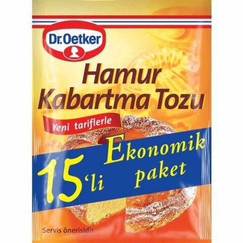 Dr.Oetker Hamur Kabartma Tozu 15'li