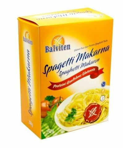 Balviten Düşük Proteinli Glutensiz Spagetti Makarn