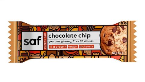 SAF Glutensiz Chocolate Chip Energy Bar 50 GR