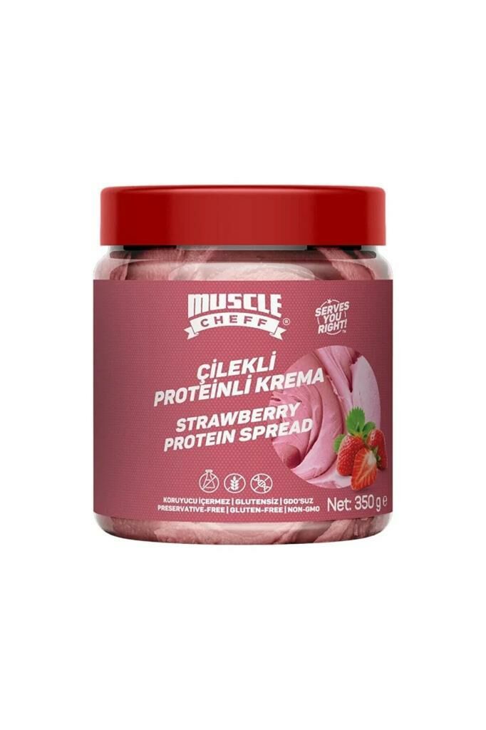 Muscle Cheff Glutensiz Çilekli Proteinli Krema