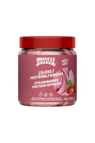 Muscle Cheff Glutensiz Çilekli Proteinli Krema