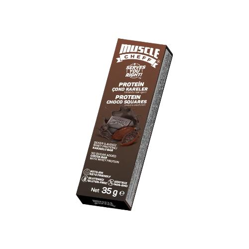 Muscle Cheff Glutensiz Proteinli Bitter Çikolata