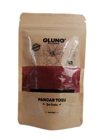 Gluno Glutensiz Pancar Tozu 100gr