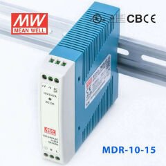 MDR-10-15  15Vdc 0.67Amp DIN Rail