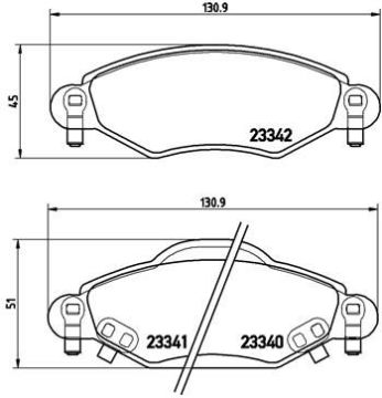 ÖN BALATA YARIS 1.0 1.3 1.4 D4D 1.5 VVTI TS