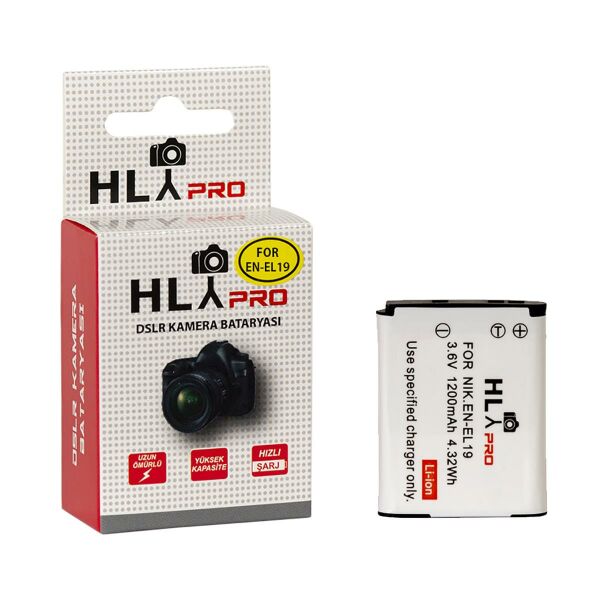 Hlypro Nikon S2600 için EN-EL19 Batarya