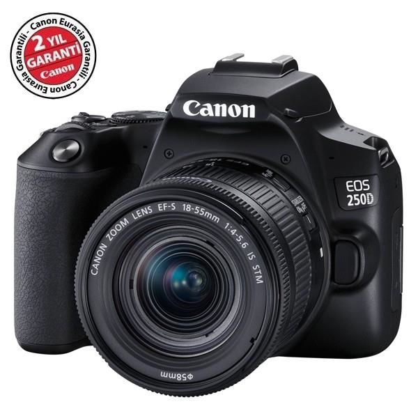 Canon EOS 250D 18-55mm IS STM Lens (Canon Eurasia Garantili)