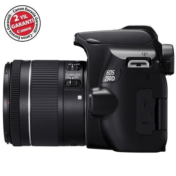 Canon EOS 250D 18-55mm IS STM Lens (Canon Eurasia Garantili)