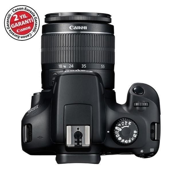Canon EOS 4000D 18-55mm + 75-300 DC III DSLR Fotoğraf Makinesi