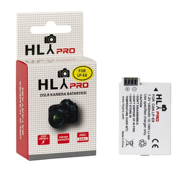 Hlypro Canon LP-E8 Batarya