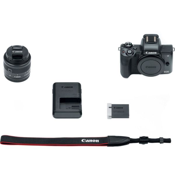 Canon EOS M50 15-45mm Vlogger Kit