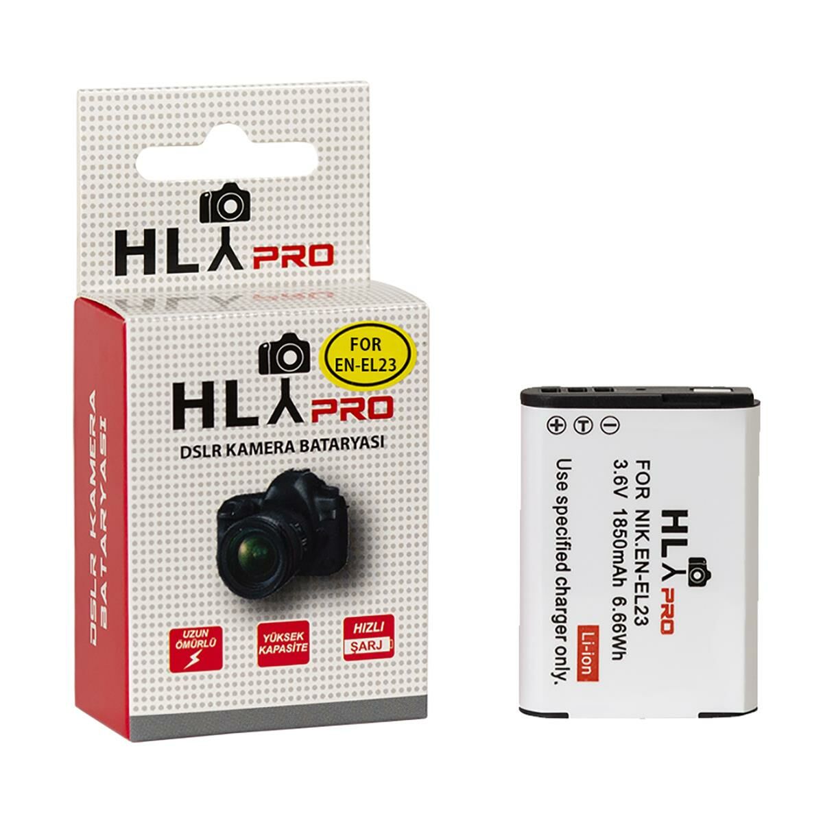 Hlypro Nikon P600 için EN-EL23 Batarya