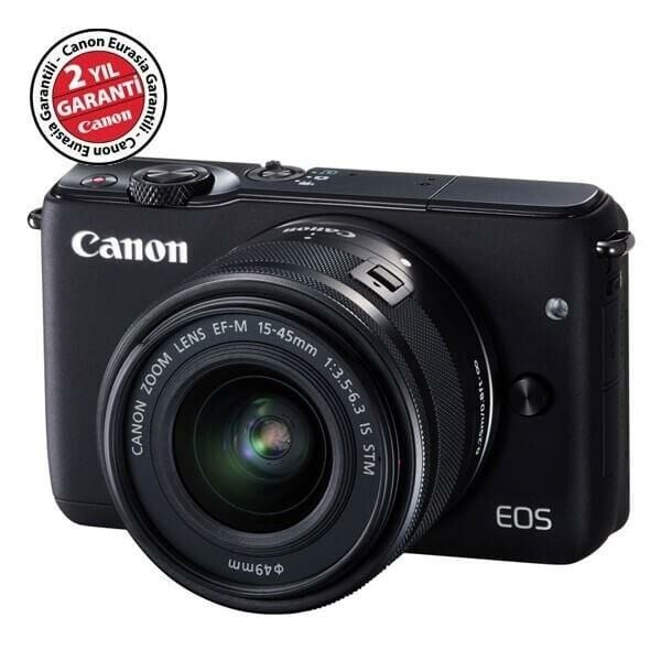 Canon EOS M10 + 15-45mm Aynasız Fotoğraf Makinesi