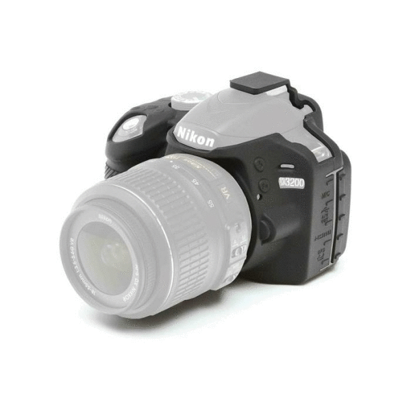 EasyCover Nikon D3200 Silikon Kılıf Siyah