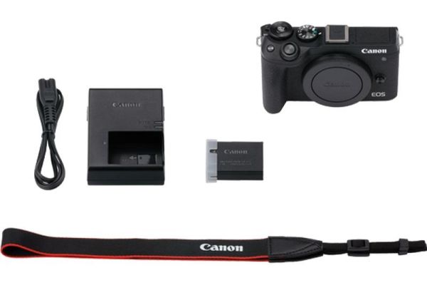Canon EOS M6 Mark II 15-45mm Lens + EVF-DC2 Elektronik Vizör