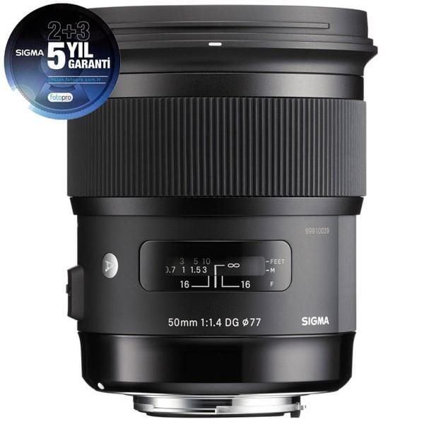 Sigma 50mm F1.4 EX DG HSM Art Seri Lens