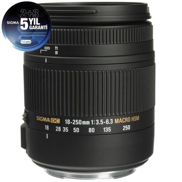 Sigma 18-250mm f/3.5-6.3 DC Macro OS HSM Lens