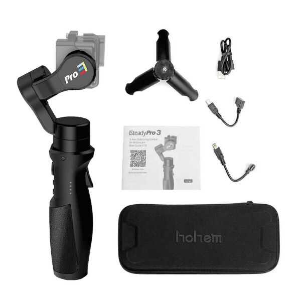 Hohem iSteady Pro 3 Action Camera 3 Axis Gimbal (Suya Dayanıklı)