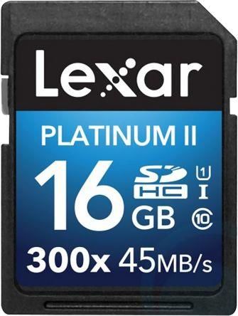 Lexar 16GB 300X Premium II SDHC Hafıza Kartı CLASS10 U1 45MB/SN