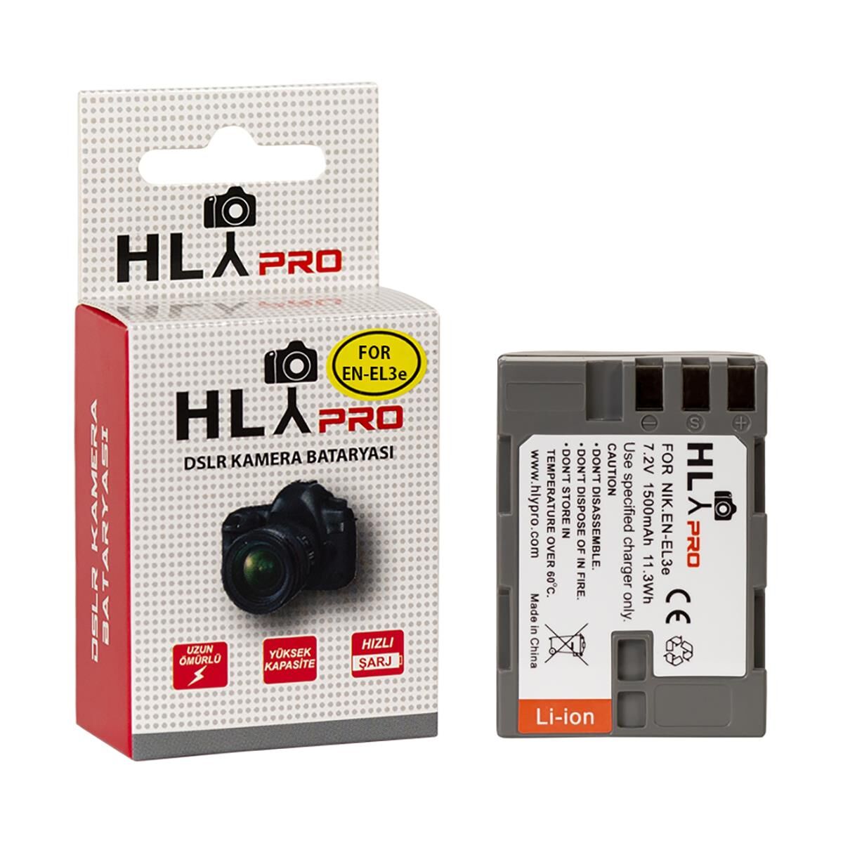 Hlypro Nikon D300S İçin EN-EL3E Batarya