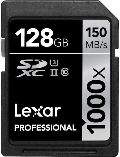 Lexar 128Gb 1000X Professional Sdxc Uhs-Iı-150Mb/Sn. (Class 10) U3 Hafıza Kartı