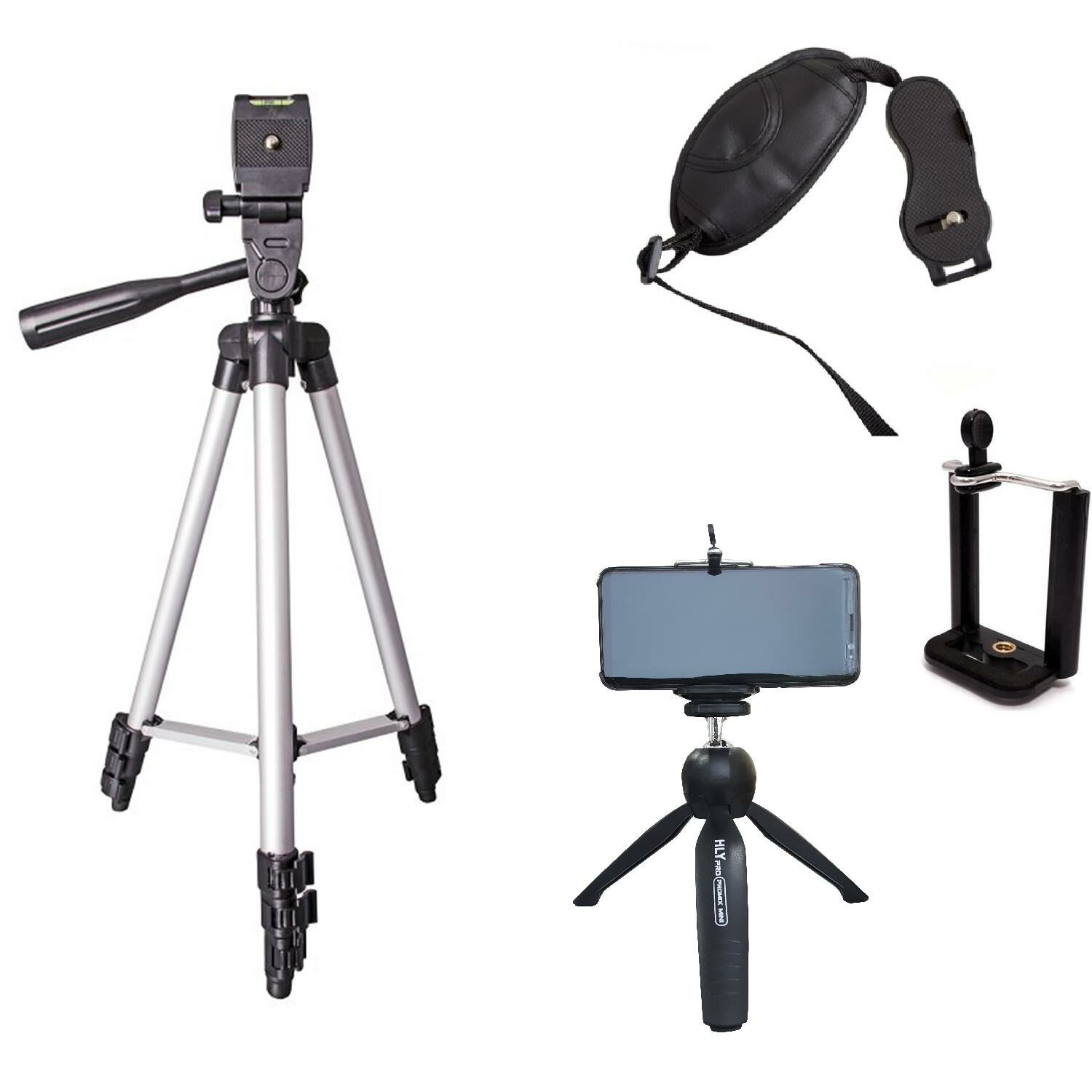 128CM + Masaüstü Tripod El Tutamaçı (Telefon Tutacağı Hediyeli)