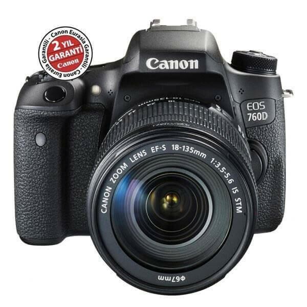 Canon 760D 18-135mm IS STM DSLR Fotoğraf Makinesi