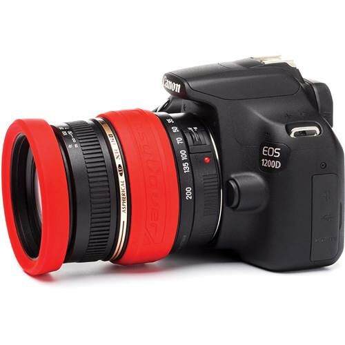 Easycover Lens Rim Lens Koruyucu (52MM Kırmızı)