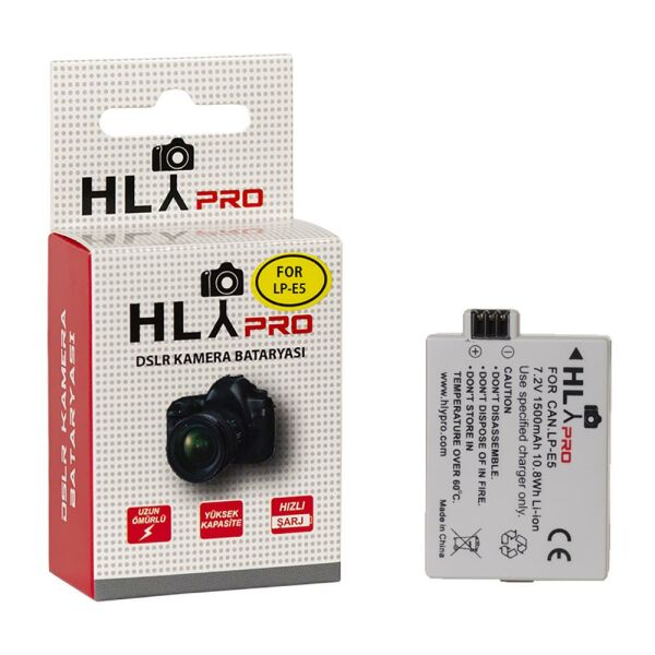 Hlypro Canon 1000D için LP-E5 Batarya