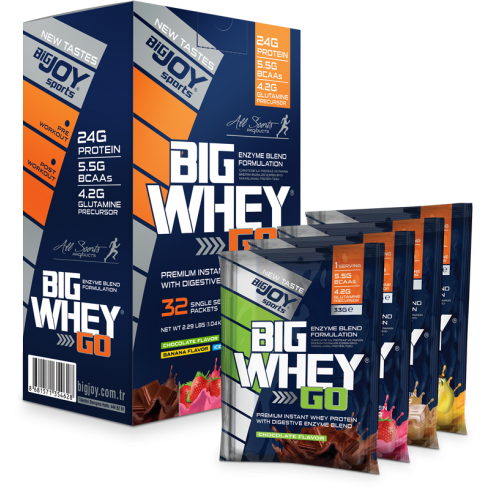 Bigjoy Sports BIGWHEYGO Whey Protein 32ŞASE