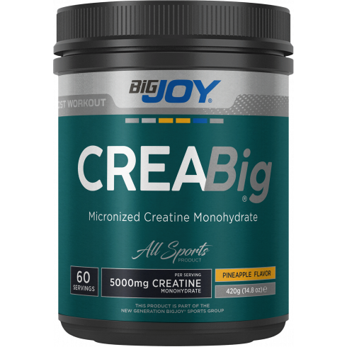 BigJoy CreaBig Micronized Creatine Powder Ananas 420 Gr